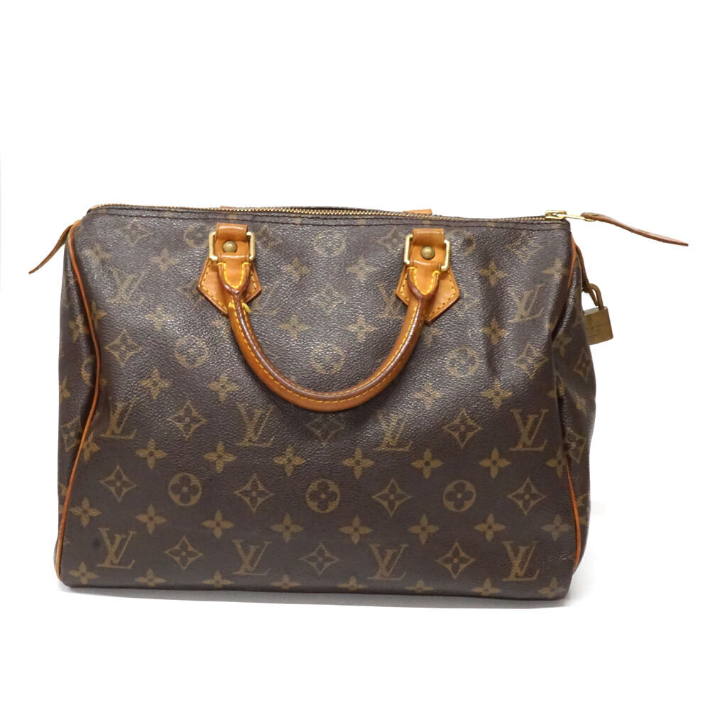 Louis Vuitton Speedy Handbag Boston Bag Monogram